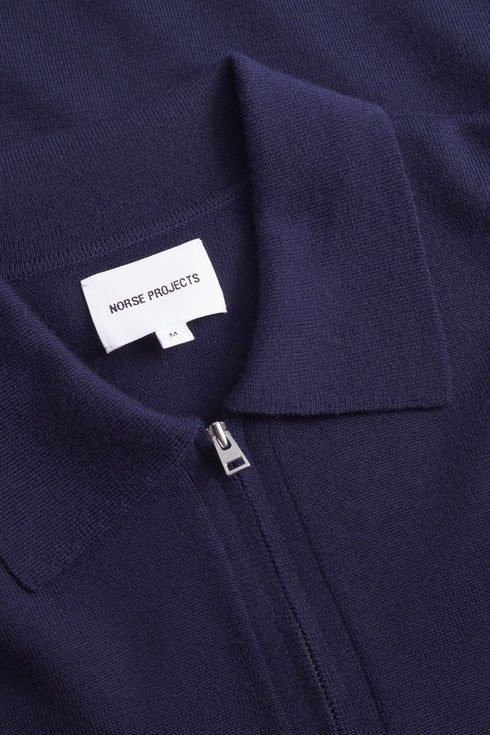 NORSE PROJECTS TECH MERINO CREPE POLO